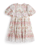 Petite Amalie cotton floral dress for children 4-16 years, imported from the UK