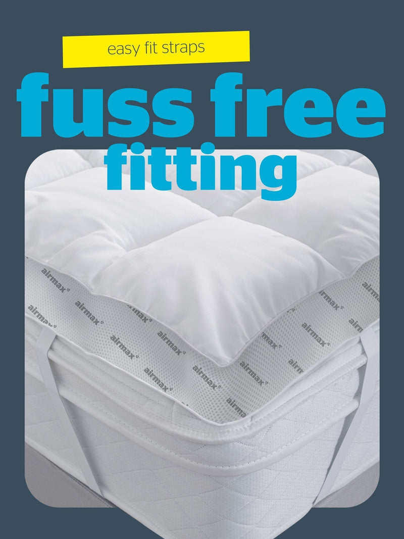 Silentnight White Airmax 1000 Extra Deep Mattress Topper (British brand)