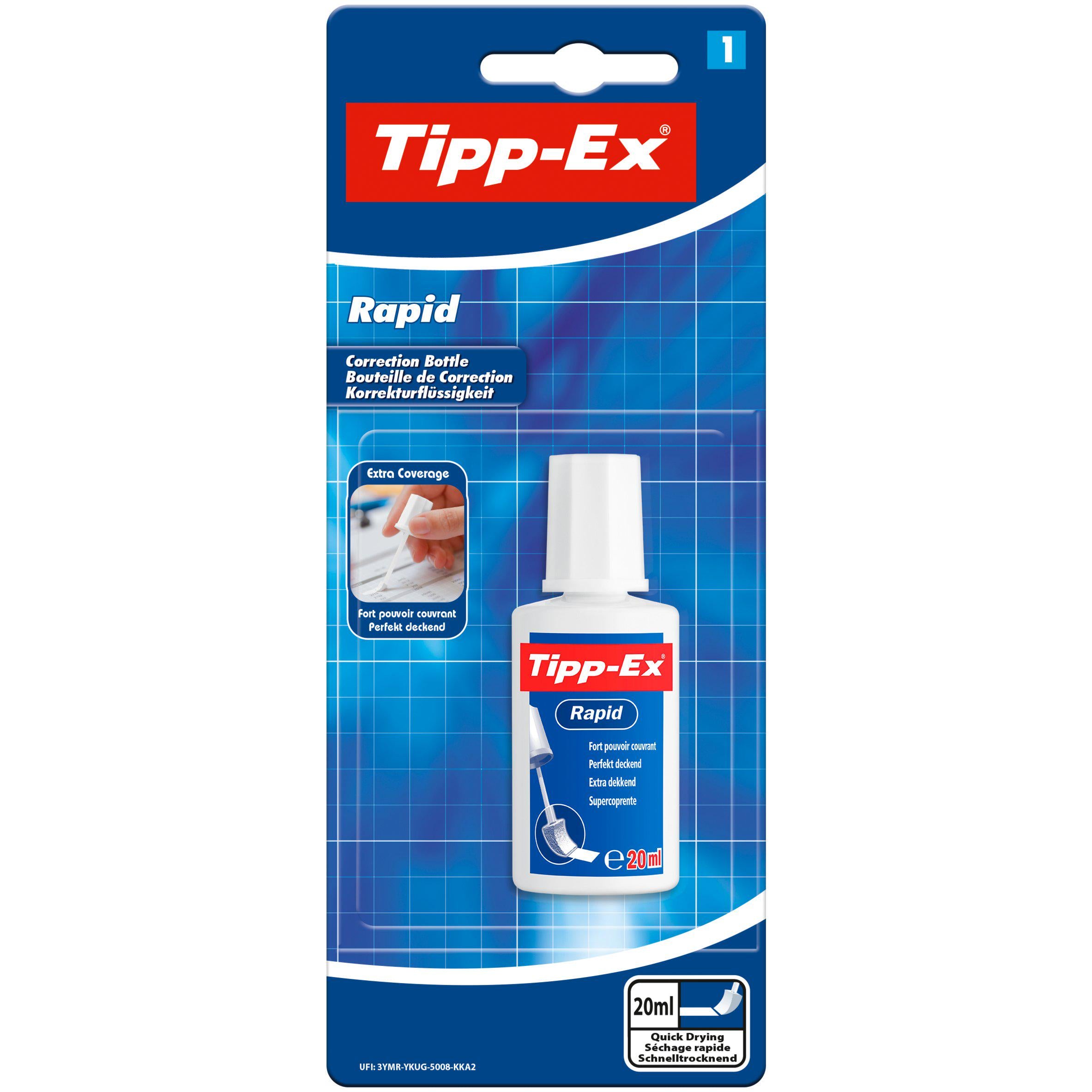 Tipp-Ex Rapid Liquid Corrector 20ml 1 Pack GOODS Sainsburys