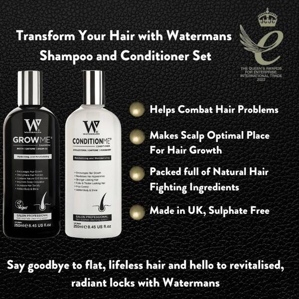 Watermans Shampoo & Conditioner Hair Growth Set | Hair Loss GOODS Superdrug