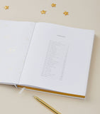 Blush and Gold Safari My Pregnancy Journal