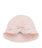 Tartine et Chocolat cotton embroidered baby bonnet (British brand)