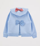 Monnalisa children's stretch-cotton zip hoodie for 2-12 years, imported from the UK