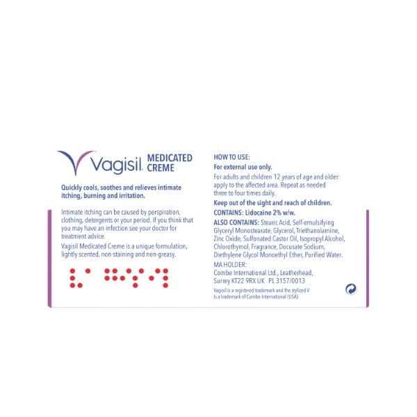 Vagisil Medicated Cream GOODS Superdrug