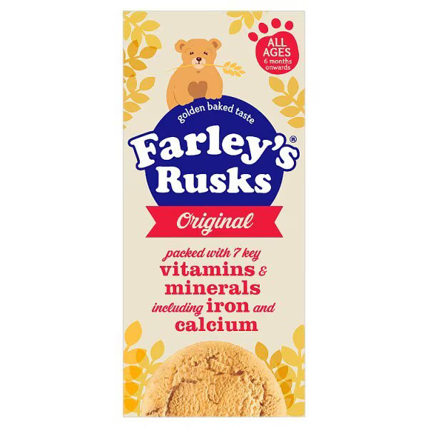 Heinz Farley's Infant Baby Rusks 6 Months +, UK version
