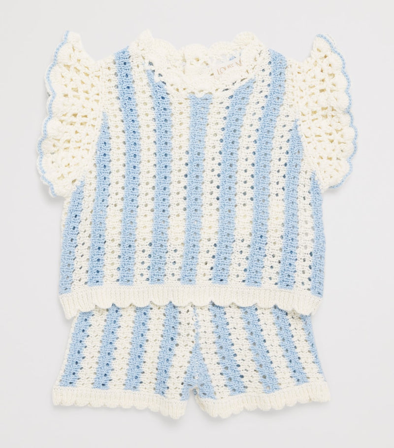 Louise Misha cotton crochet Lyse top 6-24 months, UK version