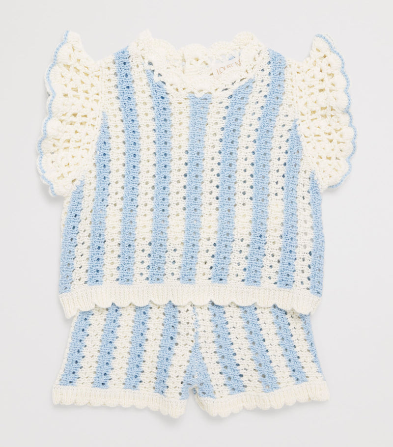 Louise Misha cotton crochet Lyse top 6-24 months, UK version