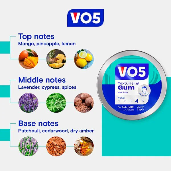 Vo5 texturising gum 75ml (British brand)
