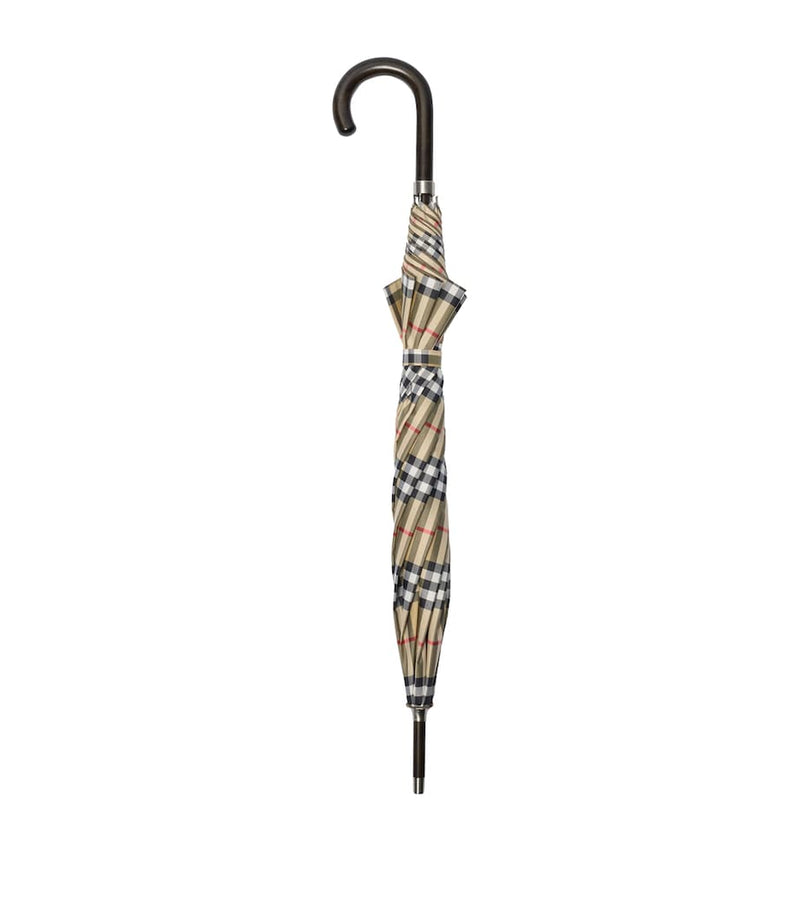 Burberry maple wood check walking umbrella - British product