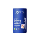 Grin Ultra Smooth Blueberry Yoghurt Floss Picks 80pk Canister