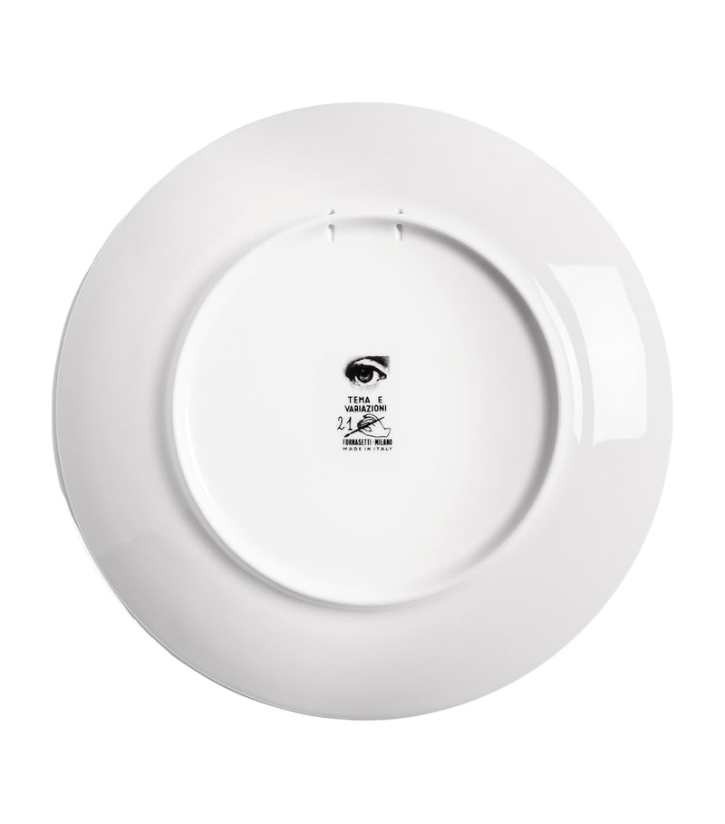 Fornasetti Tema e Variazioni No. 21 decorative wall plate 26cm - British product