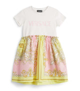 Versace Kids Cotton Barocco T-Shirt Dress (12 Months - 5 Years)