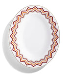 Missoni Home porcelain pickle dish 23cm, imported from the UK