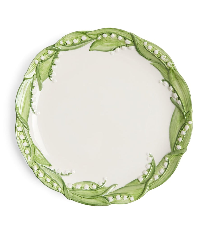Les Ottomans dinner plate Lilly of the Valley 27cm, UK version