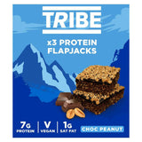 Tribe Plant Protein Flapjack Choc Peanut - 3 x 38g GOODS Boots