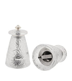Lalique Feuilles Crystal Salt and Pepper Grinders