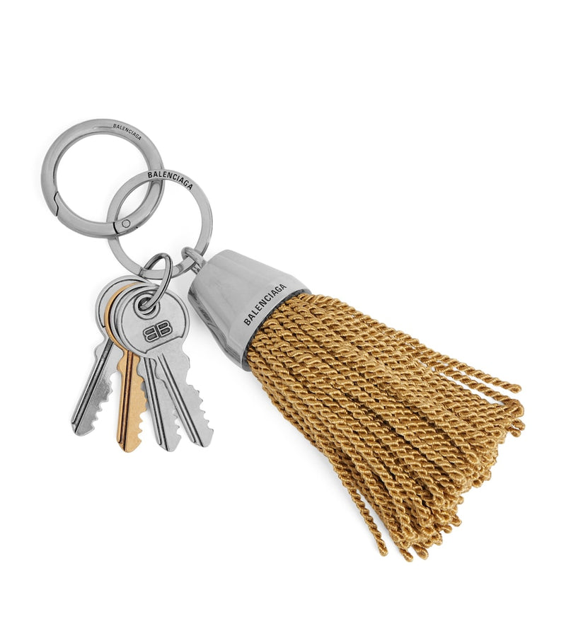 Balenciaga keyring with pom-pom and keys - British product