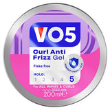Vo5 Curl Anti Frizz Hair Gel 200ml