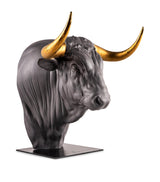 Lladró Taurus Bull Bust Sculpture