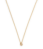 Engelbert Yellow Gold and Pavé Diamond Legacy Knot Necklace - British product