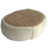 Sisal Luxury Bath Sponge Brown Exfoliating Cleanser