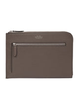 Soft Leather Organizer Pouch with Multiple Pockets, 19cm x 26cm x 3cm