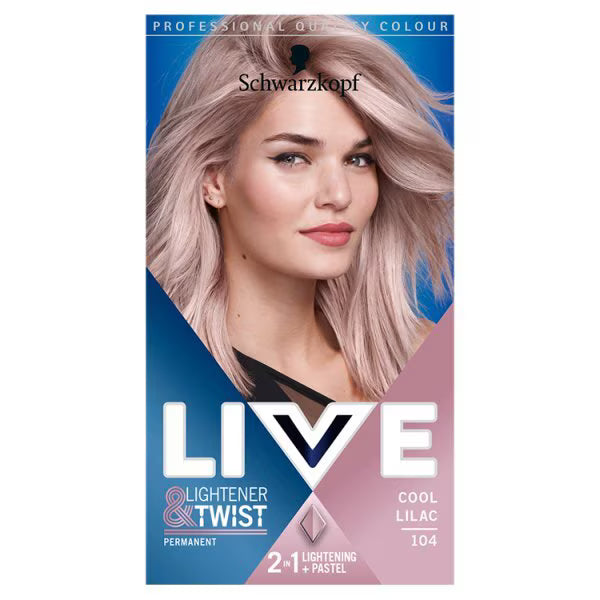 LIVE Permanent Purple Hair Dye Cool Lilac, UK version