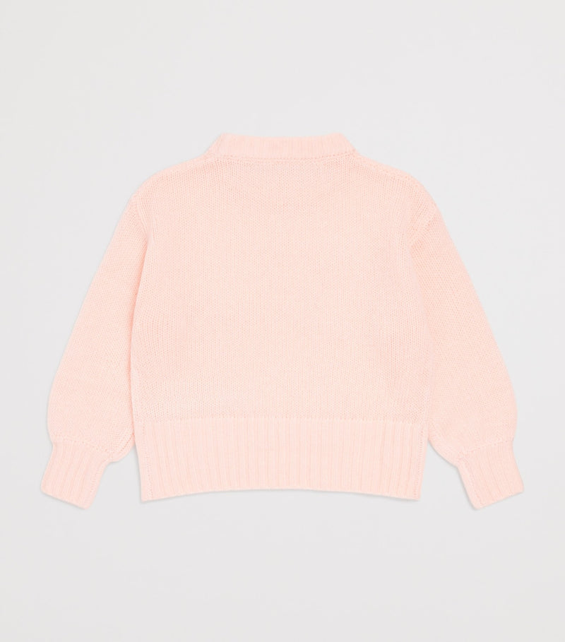Chloé Kids Wool-Cashmere Logo Sweater 4-14 Years - British product