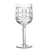 Ralph Lauren Home Hudson Plaid Red Wine Glass