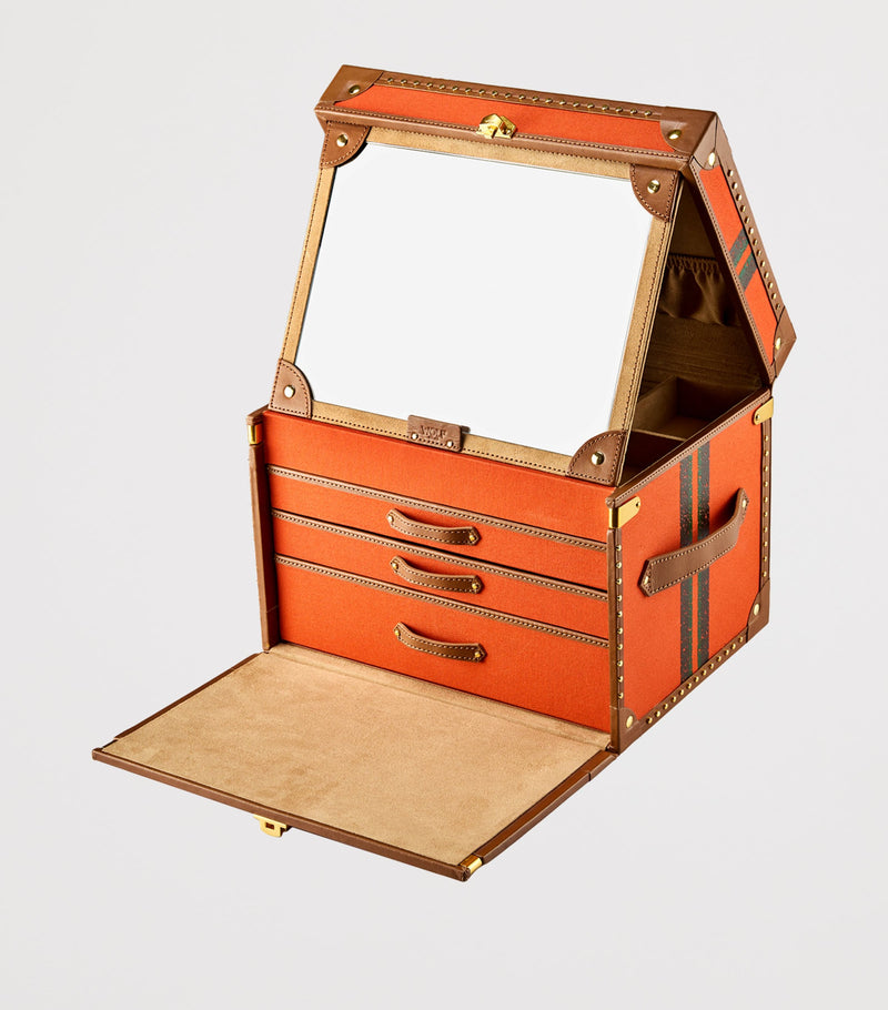 WOLF Canvas Ida Trunk Jewellery Box