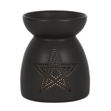 Something Different pentagram oil burner ceramic 9x10cm (British brand)