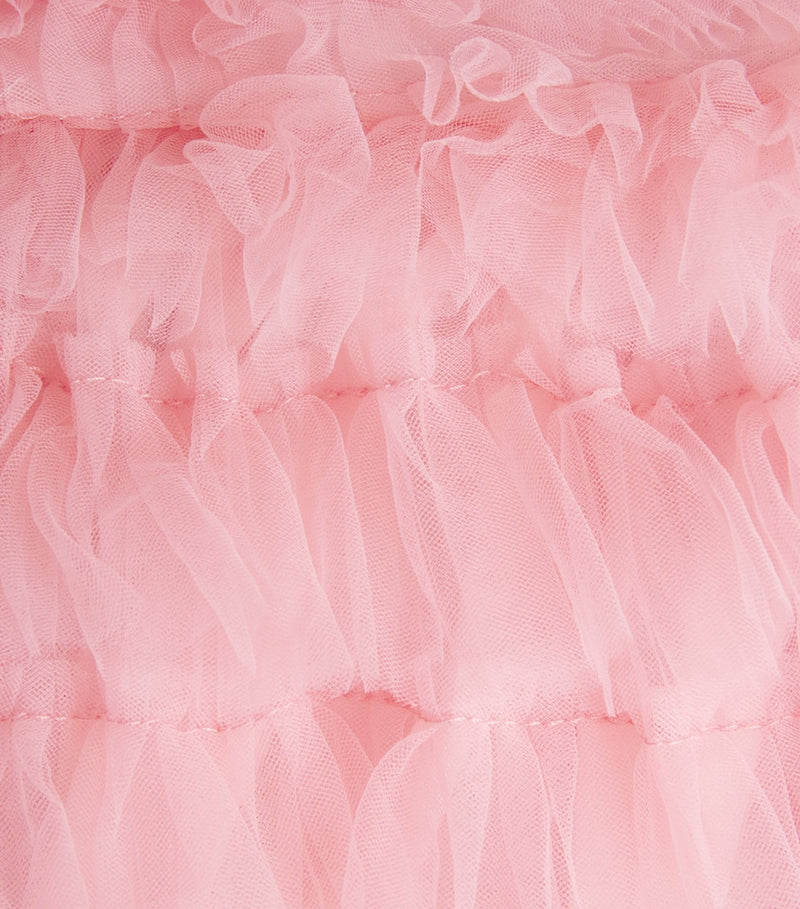 Petite Amalie children's tulle cape dress with ruffles, age 4-16, imported from the UK