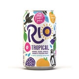 Rio Tropical fruit-flavoured sparkling water 24 x 330ml cans, imported from the UK