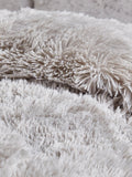 Catherine Lansfield Silver So Soft Cuddly Deep Pile Duvet Cover and Pillowcase Set
