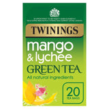 Twinings Mango & Lychee Green Tea 20 per pack GOODS M&S
