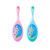 Brush Baby Toothbrush Double Pack Pink Teal Baby Dental