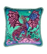 Emma J Shipley Velvet Drakon Cushion 45cm x 45cm