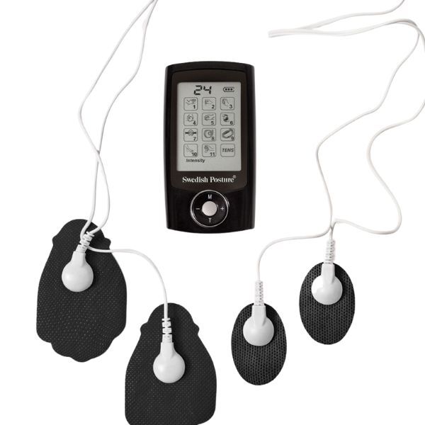 Swedish Posture TENS-EMS Electro Therapy Device with 4 Pads GOODS Superdrug