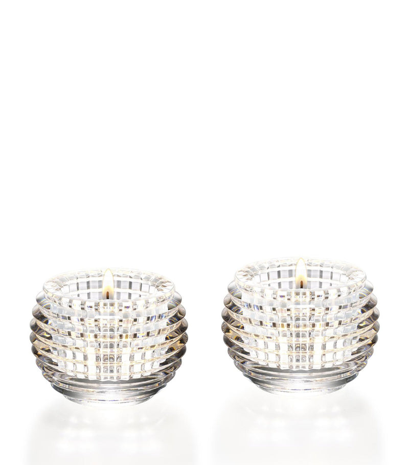 Baccarat Clear Eye Photophore votives set of 2 - British product
