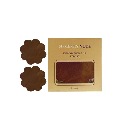 Sincerely Nude Petal Nipple Covers Dusk Adhesive Inserts