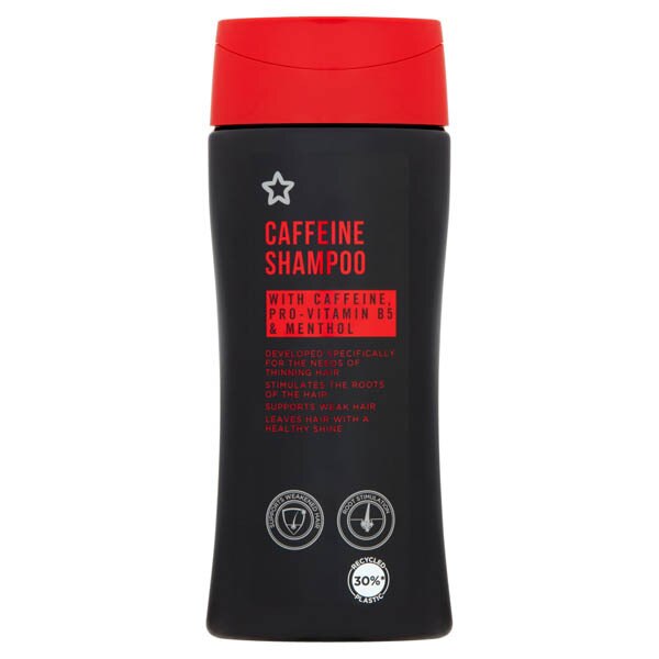 Superdrug Caffeine Shampoo 200ml GOODS Superdrug