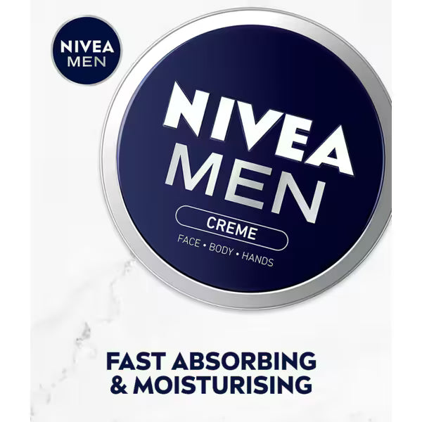 NIVEA MEN Creme All Purpose Cream 75ml (British brand)