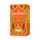 Pukka Organic Three Ginger Tea Herbal Blend 20 Tea Bags
