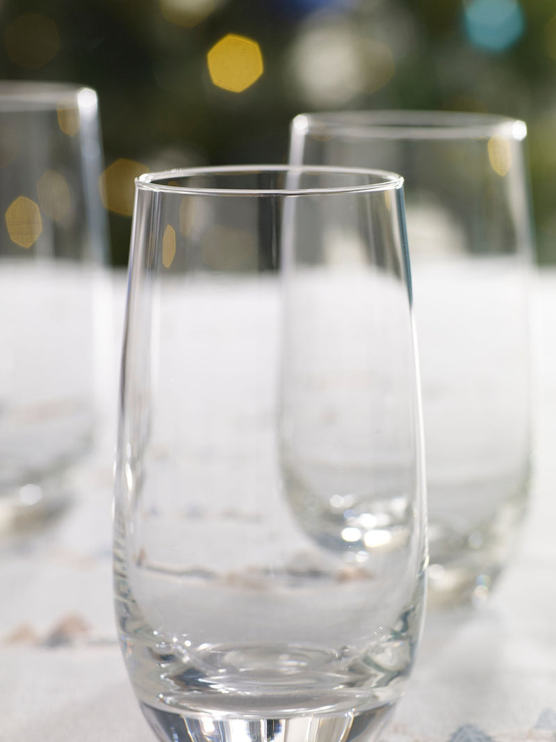 Clear Nova tall tumbler glasses set of 4 - British product