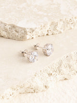 Sterling Silver Large Stud Earrings
