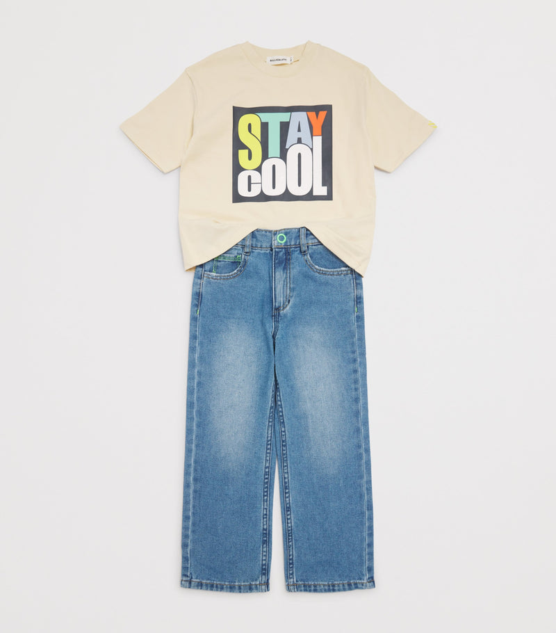 Billieblush straight jeans for children 4-10 years - British product
