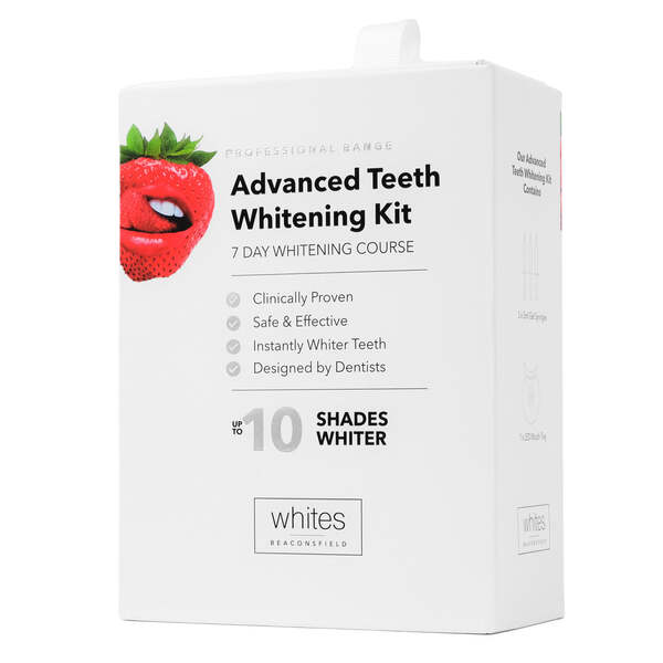 Whites Beaconsfield advanced teeth whitening kit (British brand)