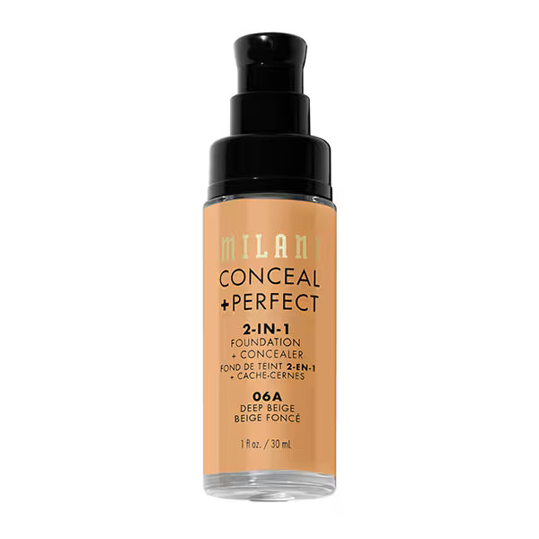 Milani Conceal Perfect Foundation Deep Beige 30ml, imported from the UK