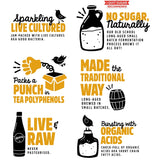 Remedy Kombucha Ginger Lemon 4 x 330ml - McGrocer