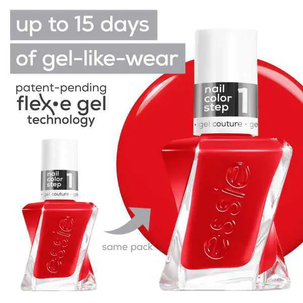 Essie Gel Couture nail polish Flashed, UK version